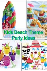 This is such a cute inspiration for a beach party theme. Kids Beach Theme Party Ideas Kids Beach Party Beach Themed Party Beach Theme Party Decorations