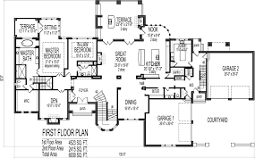 5 of the bedrooms have ensuites. 6 Bedroom 7 Bathroom Dream Home Plans Indianapolis Ft Wayne Evansville Indiana South Bend Lafayet Mansion Floor Plan 5 Bedroom House Plans Basement House Plans