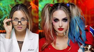 Nov 12, 2016 · harley quinn's outfit and makeup. The Beautube On Twitter Makeup Expert Christen Dominique Features Margot Robbie S Makeup For Harley Quinn From Suicide Squad 2016 The Co Existence Of Red And Blue In Harley Quinn S Makeup Reflects Her Bipolar