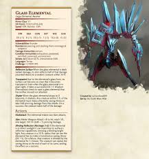 The Glass Elemental Unearthedarcana D D Dungeons And Dragons Dnd Dragons Dnd Monsters