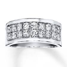 Eero wifi stream 4k video in every room. Men S Diamond Band 1 1 2 Ct Tw Round Cut 14k White Gold Jared