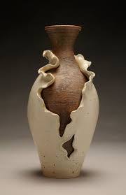 Unfurling Vase Glazed Ceramic Pottery By Witchcraftscorner Idees De Poterie Art Ceramique Vase En Ceramique