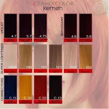 kemon hair color chart sbiroregon org