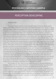 Struggle on how to write a capstone proposal? Psychology Capstone Project Examples