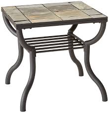 Ashley Furniture Signature Design Antigo Living Room End Table Slated Top With Metal Ashley Furniture Living Room Living Room End Tables Slate Coffee Table