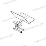 Tavolo Camper Gamba Da Tavolo Girevole 360° Per Camper - Lega Alluminio  Bianco, Montaggio Facile, Per Yacht E Barche Gamba Tavolo Camper