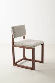 Sq Upholstered Dining Chair By David Gaynor Design Walnut Dining Chair Dining Chairs Furniture