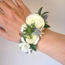 Ranunculus Wrist Corsage Cuff Bracelet Fresh Floral Bracelet Http Www Passionflowerevents Com Bracelet Corsage Wrist Corsage Corsage Prom