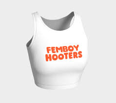 Femboy Hooters Athletic Crop Top Classic - Etsy