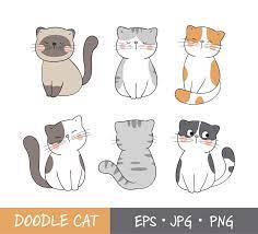Clipart Cute Cat Cat Digital Download Cute Cat Clipart Kawaii Kittens Illustration Cat Lover Cat Pet Illustration Cat Vector Png Jpg Eps In 2021 Cat Clipart Cat Illustration Cats Illustration