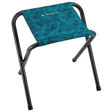 Quechua Tabouret Pliant De Camping Bleu Decathlon