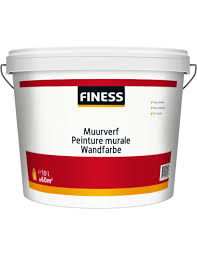 Goede kwaliteit, ruim assortiment, diverse topmerken. Muurverf Voor Binnen Finess Wit 5l