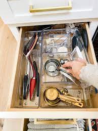 Kitchen drawer organization deep using ikea knoxhult cabinets you. How To Organize Kitchen Drawers Modern Glam Interiors
