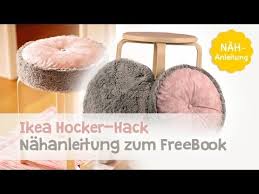 Freebook Ikea Hocker Hack Youtube Ikea Hocker Nahmaschine Anfanger Kissenbezug Nahen