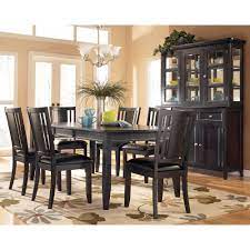 If you're looking to furnish an awkward space, corner dining sets are also available at luxedecor, along with a wide range of color options including red, white, and black dining room sets. Carlyl Extension Dining Room Set Black Dining Room Table Dining Room Table Set Black Dining Room Sets