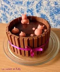 Gateau Drole Les Cochons Dans La Boue Recette Dessert Recette Gateau Gateau