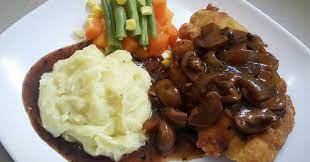 Resep Crispy Chicken Steak Dan Saus Mushroom Blackpepper Oleh Yulita Rivani Mamak Keany Recipe Makanan Dan Minuman Resep Steak