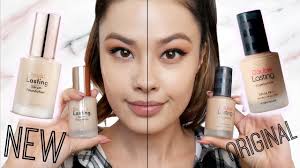 The double lasting foundation provides up to spf 42 of highly adhesive coverage. New Etude House Double Lasting Serum Foundation Review Original Comparison Youtube