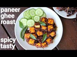 Paneer Ghee Roast Recipe Veg Ghee Roast How To Make Paneer Roast With Step By Step Photo Video Starter With Paneer Red In 2021 Paneer Paneer Dishes Chutney Recipes