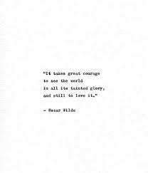 Oscar Wilde Hand Typed Book Quote Great Courage Vintage Typewriter Print Literature Gift Minimalis In 2020 Literary Quotes Words Quotes Literature Quotes