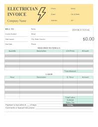 These let you list all parts used and labor performed, including detailed descriptions. Electrician Invoice Template Example