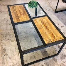 table basse plateau verre loft industeel moveis para salao moveis estilo industrial planos de moveis
