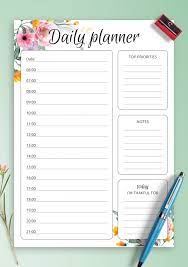 Maybe you would like to learn more about one of these? Daily Planner Templates Printable Download Pdf