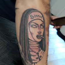 Born sinner tattoo | j cole tattoos, sleeve tattoos. Sinner Tattoo Psychodelink Tattoos And Piercing Facebook