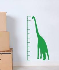 Amazon Com Dinosaur Height Chart Wall Sticker Kids Bedroom