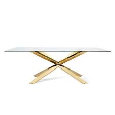 Estella Dining Table From Z Gallerie 999 Will Make A Perfect Office Desk Gold Dining Room Dining Room Inspiration Living Room Design Board