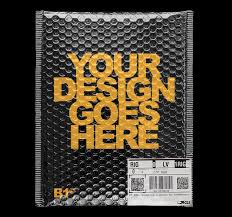 Download Gold Plastic Bag Mockup Texture Graphic Design Packaging Design Photoshop Design
