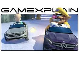 Mario Kart 8 Mercedes Benz Dlc Karts Gameplay Wii U Mario Kart 8 Mercedes Benz Mario Kart