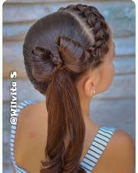 Little girls are just very young women, and beauty matters can't be foreign to them, in spite of their tenderest age. Miercoles De Video Les Dejo El Link Del Video En Mi Perfil No Olviden Mandar Sus Fotitos Este P Girl Hair Dos Little Girl Hairstyles Toddler Hair