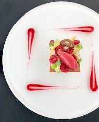 Christophe Tuloup On Instagram Chocolat Divo Framboise Citron Vert Et Gingembre Food Foodporn Instafood Dessert Presentation Food Dessert Appetizers