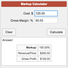 Markup Calculator