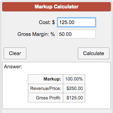 markup calculator