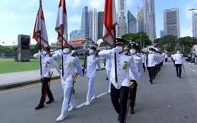 Celebrate together with august, the ndp mascot, as both the ndp parade and show segments. Bernama Covid Singapore Postpones National Day Parade To Aug 21