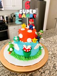 What kind of mushroom is on a mario cake? Super Mario Cake Super Mario Cake Mario Birthday Cake Mario Cake