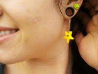 apricot wood anatomical heart plugs ear piercings gauges wedding earrings drop small stretched ears