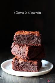 Ultimate Brownies Thick Fudgy Chewy And Ultra Chocolaty Brownie Chocolat Recette Chocolat Chocolat
