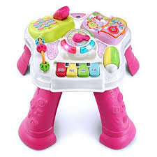 Vtech Sit To Stand Learn Discover Table Pink In 2020 Kids Toys For Boys Baby Activity Table Toys For 1 Year Old