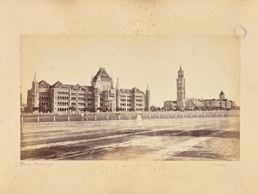 Public Buildings, Bombay (Mumbai) - Circa 1880's - Old Indian Photos