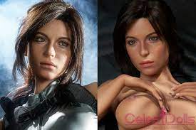 Lara croft silicone sex doll