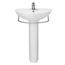 American standard online showroom sale, shop our selection of american standard sale items. American Standard 0268 008 020 White Ravenna 24 1 2 Pedestal Bathroom Sink Only With Overflow Faucetdirect Com