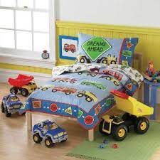 Tonka Truck Toddler Bedding Set Possibility For Shane S Toddler Bed Little Boys Rooms Big Boy Bedrooms Toddler Bed Set