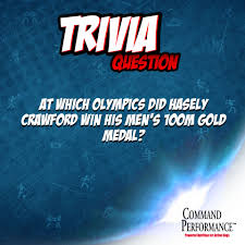 Displaying 162 questions associated with treatment. Cnc3 Television Trinidad And Tobago Command Performance Podium Trivia Drop The Correct Answer To This Olympic Trivia In The Comments Section For A Chance To Win A Hamper The Top Answers