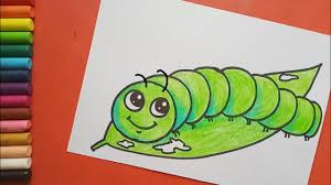 How to draw a caterpillar step by guide for kids and beginners easy peasy fun. Easy And Simple Caterpillar Drawing Youtube