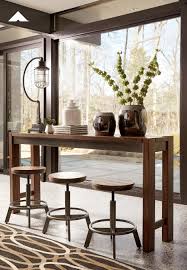 Torjin Long Counter Table And Stools Make Your Home The Hub For Cool Vibes With This Long Counter Table An Counter Height Dining Table Pub Table Sets Pub Set