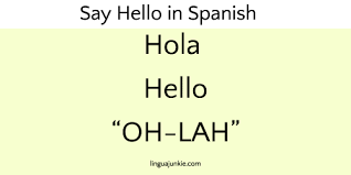 10 Ways To Say Hello In Spanish Listen To The Audio Say Hello In Spanish Hello In Spanish Learning Spanish