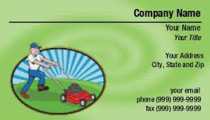 Lawn care business card ideas. Lawn Mowing Business Card